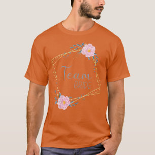 Camiseta Equipo de Novia Mujer Rosa Azul Novia