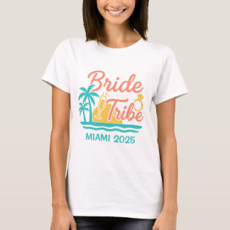 Camiseta Equipo de Novia Nombre y Fecha Personalizados Desp