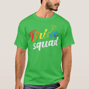 Camiseta Equipo de novia Regalo de ducha de boda Compañera