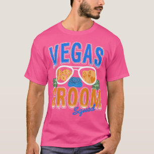 Camiseta Equipo de novio de Vegas para soltero masculino