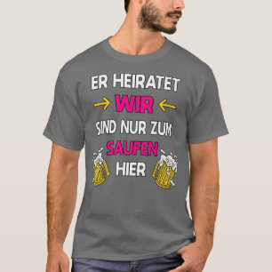 Camiseta Equipo de novio hombres JGA despedida de soltero