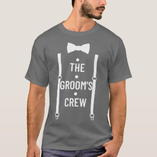 Camiseta Equipo de novio Squad Boda Mejor hombre Fiesta de 