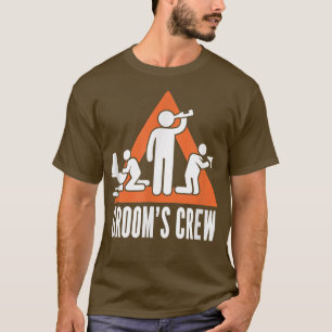 Camiseta Equipo de novios hombres Novio Padrinos de boda Fi