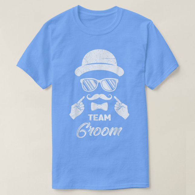 Camiseta Equipo de novios para despedida de soltero (Diseño del anverso)