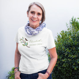 Camiseta Equipo de observación de aves cumpleaños