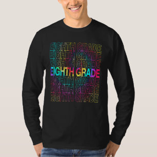 Camiseta Equipo De Octavo Grado De Arete De Arcoiris De Vue