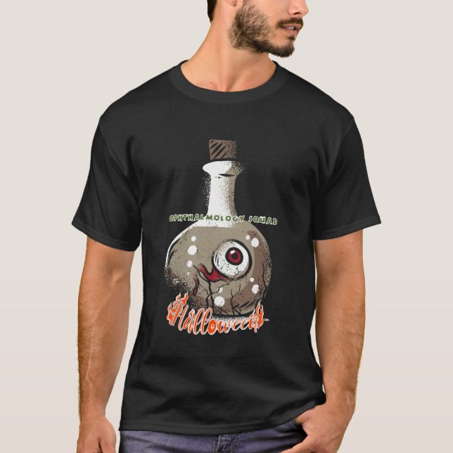 Camiseta Equipo de Oftalmología - Ojo de Halloween (Anverso)