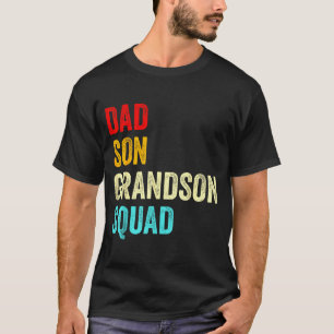 Camiseta Equipo de padre hijo y nieto coincidente día del a