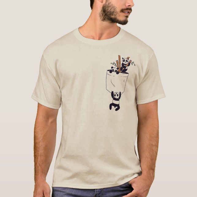Camiseta Equipo de Panda Lindo (Anverso)