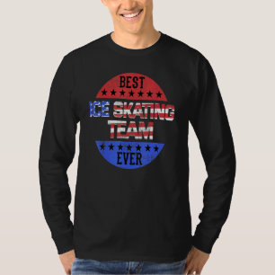 Camiseta Equipo de patinaje sobre hielo Día de la Independe