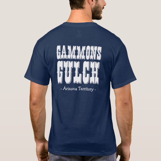 Camiseta Equipo de películas de Arizona Gammons Gulch (Reverso)