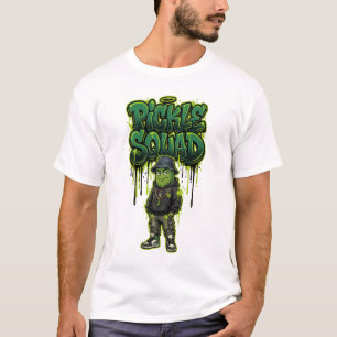Camiseta Equipo de Pepino Grafiti con Estilo Gráfico de Hip