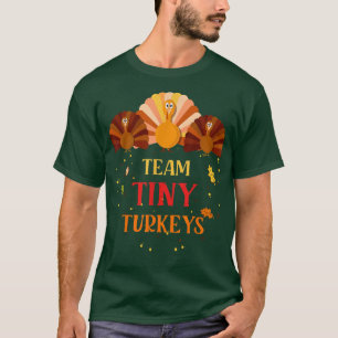 Camiseta Equipo de pequeños pavos Enfermería Turca Día de A