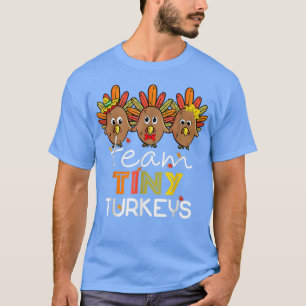 Camiseta Equipo de pequeños pavos Enfermería Turca Día de A