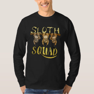 Camiseta Equipo de Perezosos Geniales - Diseño Divertido pa