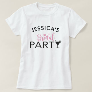 Camiseta Equipo de Personalizado de Bridal Party Bride Cock