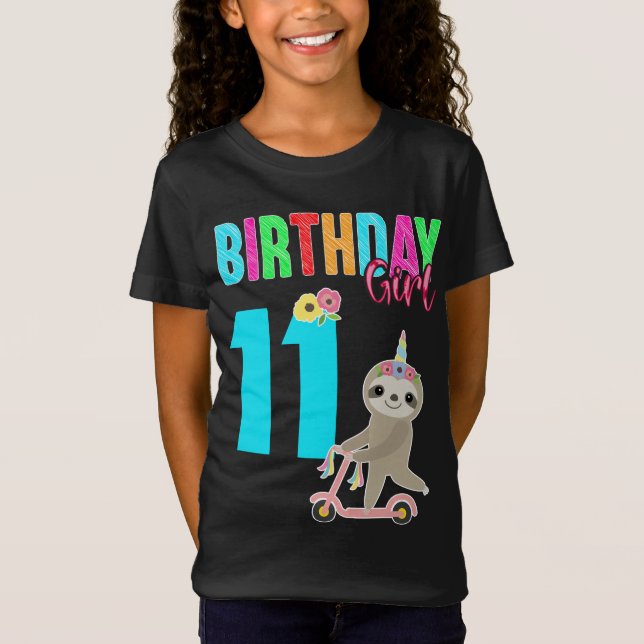 Camiseta Equipo de Personalizado de la fiesta de cumpleaños (Anverso)