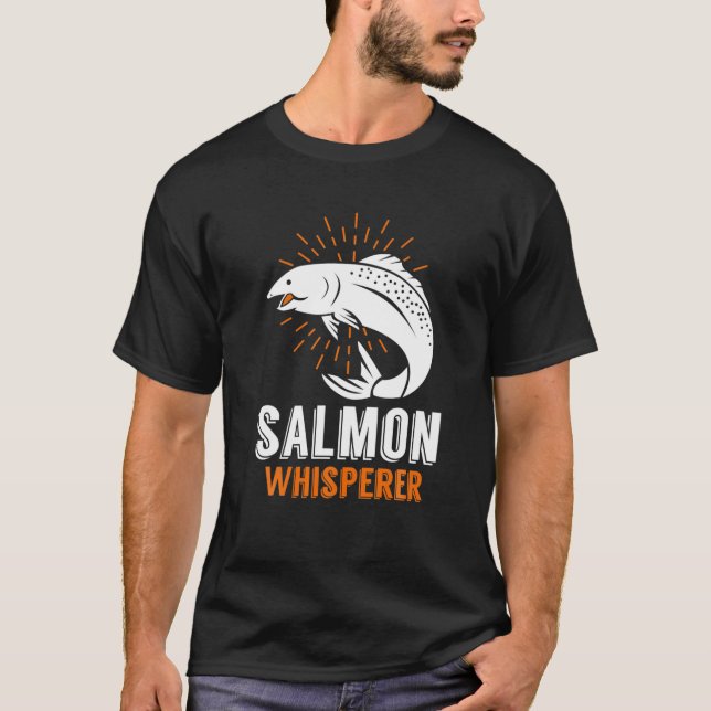 Camiseta Equipo De Pesca De Salmón Para Pescadores Y Salmón (Anverso)