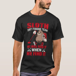 Camiseta Equipo de pesca de suciedad espumosa que encontrar
