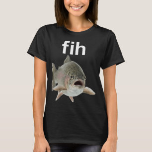 Camiseta Equipo de pesca divertido para hombres Fih Funny F