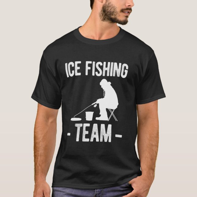 Camiseta Equipo de pesca en hielo (Anverso)