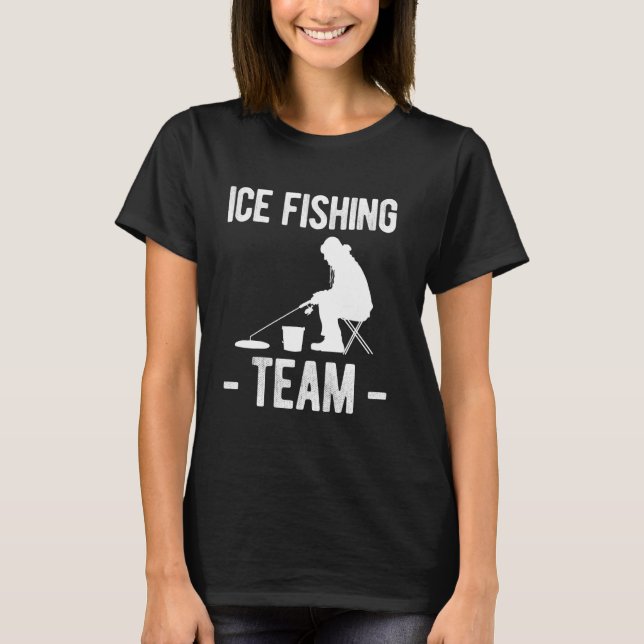 Camiseta Equipo de pesca en hielo (Anverso)