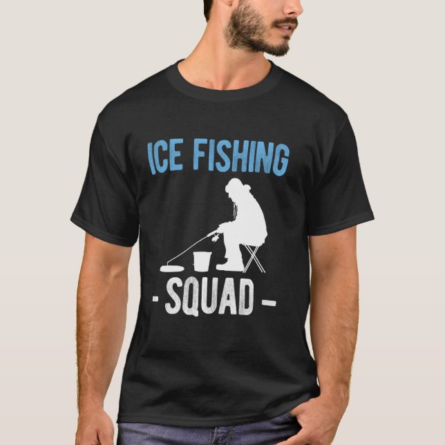 Camiseta Equipo de pesca en hielo (Anverso)