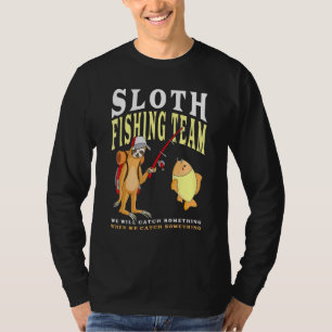 Camiseta Equipo de pesca espumoso Lazy Sloth Pescadores Ki