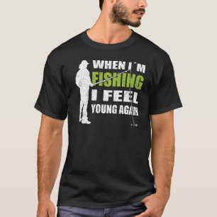 Camiseta Equipo de pescadores cuando estoy pescando me sien