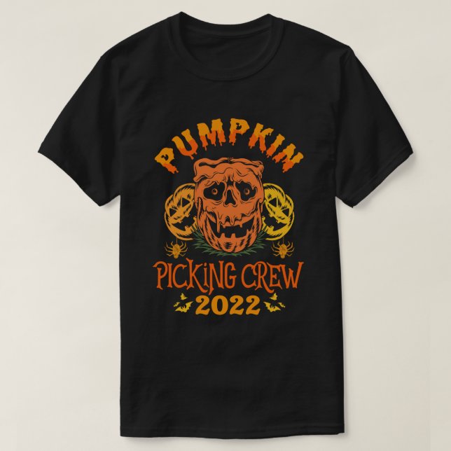 Camiseta Equipo de Picking de Calabaza 2022 Divertido disfr (Diseño del anverso)