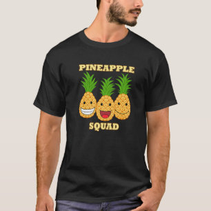 Camiseta Equipo de Piña Frutas Exóticas Vitamina Saludable