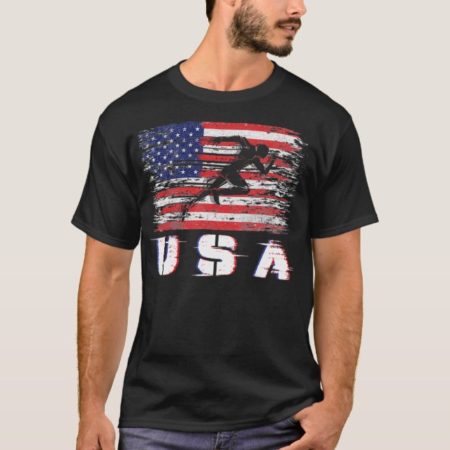 Camiseta Equipo de pista y campo de Estados Unidos Mujeres  (Anverso)