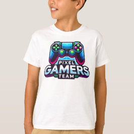 Camiseta Equipo de Pixel Gamers - Futuros Niños Jugadores