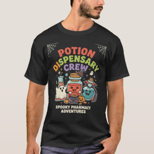 Camiseta Equipo de pociones de farmacia de Halloween