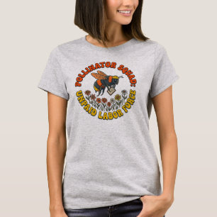Camiseta Equipo de polinizadores divertidos Abeja de la f