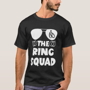 Camiseta Equipo de Portador de Anillo Gafas de Sol Segurida