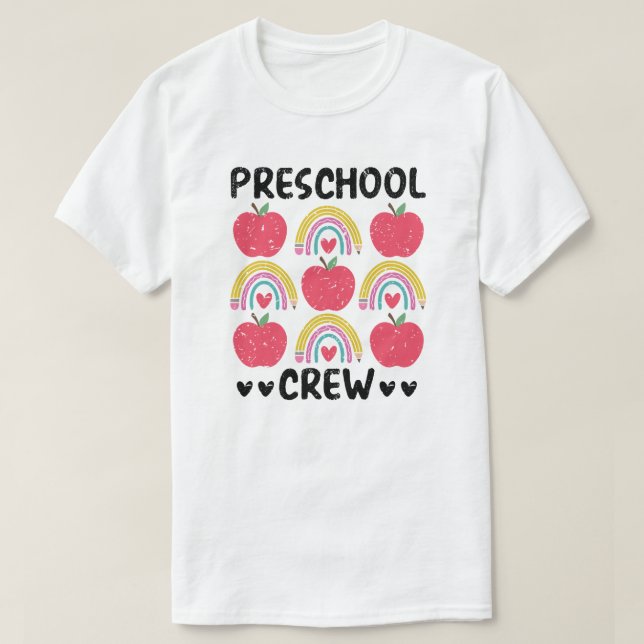 Camiseta Equipo de Preescolar (Diseño del anverso)