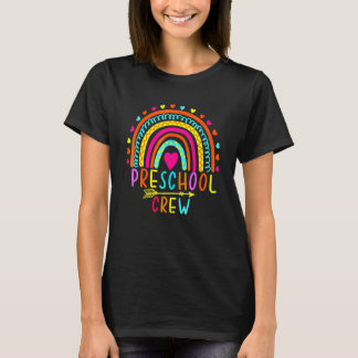 Camiseta Equipo De Preescolar De Vuelta A La Escuela De Niñ