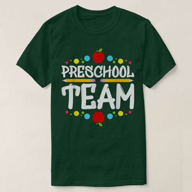 Camiseta Equipo de preescolar I PreK  (Diseño del anverso)