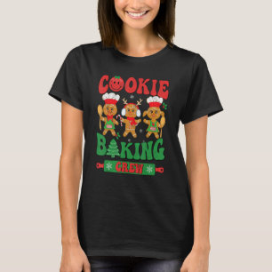 Camiseta Equipo de Preparación de Galletas Familia Navidad