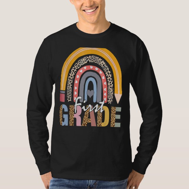 Camiseta Equipo de primer grado de enseñanza del arcoiris K (Anverso)