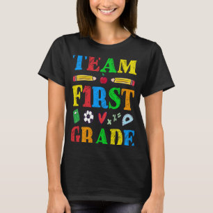 Camiseta Equipo de primer grado niños de primer grado de cl