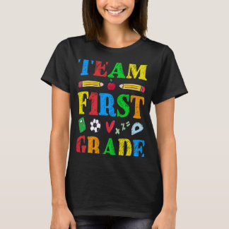 Camiseta Equipo de primer grado niños de primer grado de cl