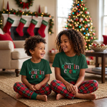 Equipo de Primos de Navidad Familia a Juego