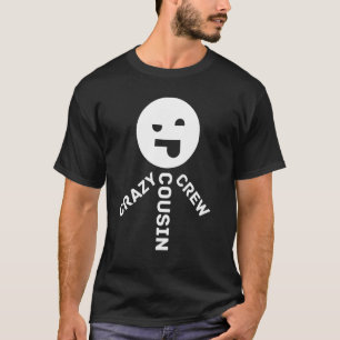 Camiseta Equipo de Primos Locos Payaso de Bromas Reunión Fa