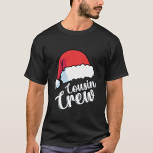 Camiseta Equipo de primos Santa Red Plaid Navidades de Navi