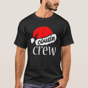 Camiseta Equipo de primos Santa Red Plaid Xmas Navidades di