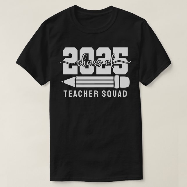 Camiseta Equipo de Profesores Clase de 2025 (Diseño del anverso)