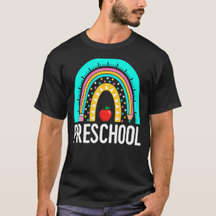 Camiseta Equipo de profesores de arco iris de preescolar Gi