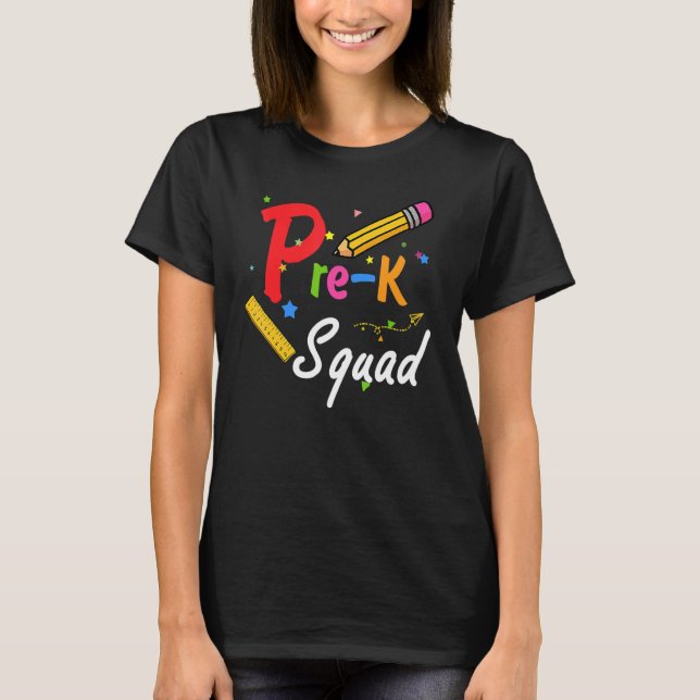 Camiseta Equipo de profesores de avanzada para escuadrón de (Anverso)